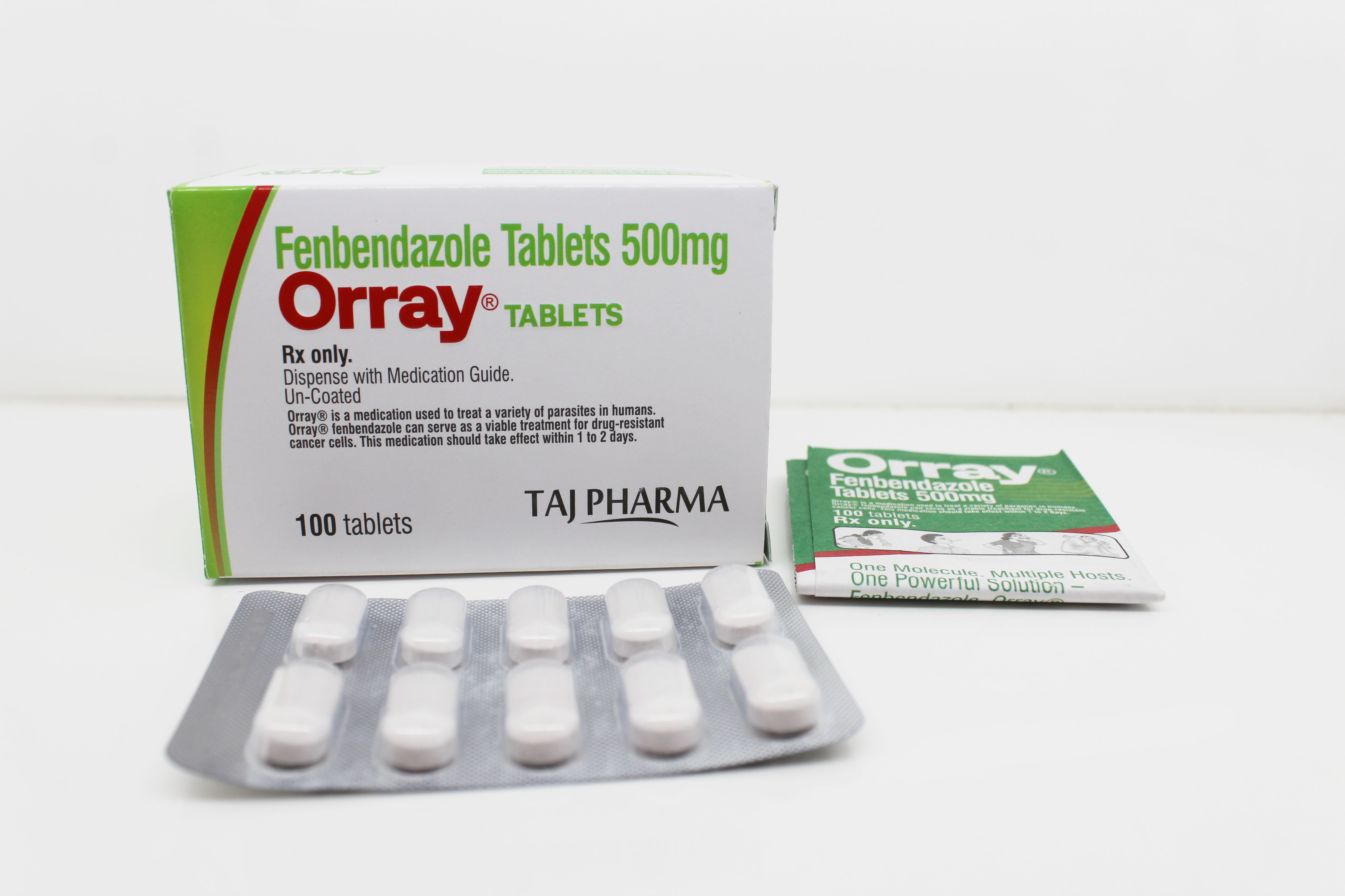 Fenbendazole Tablets 500mg - Fenbendazole Tablets 500mg Manufacturers India & Pioneer Exporters manufactured by Taj Pharma India for global export